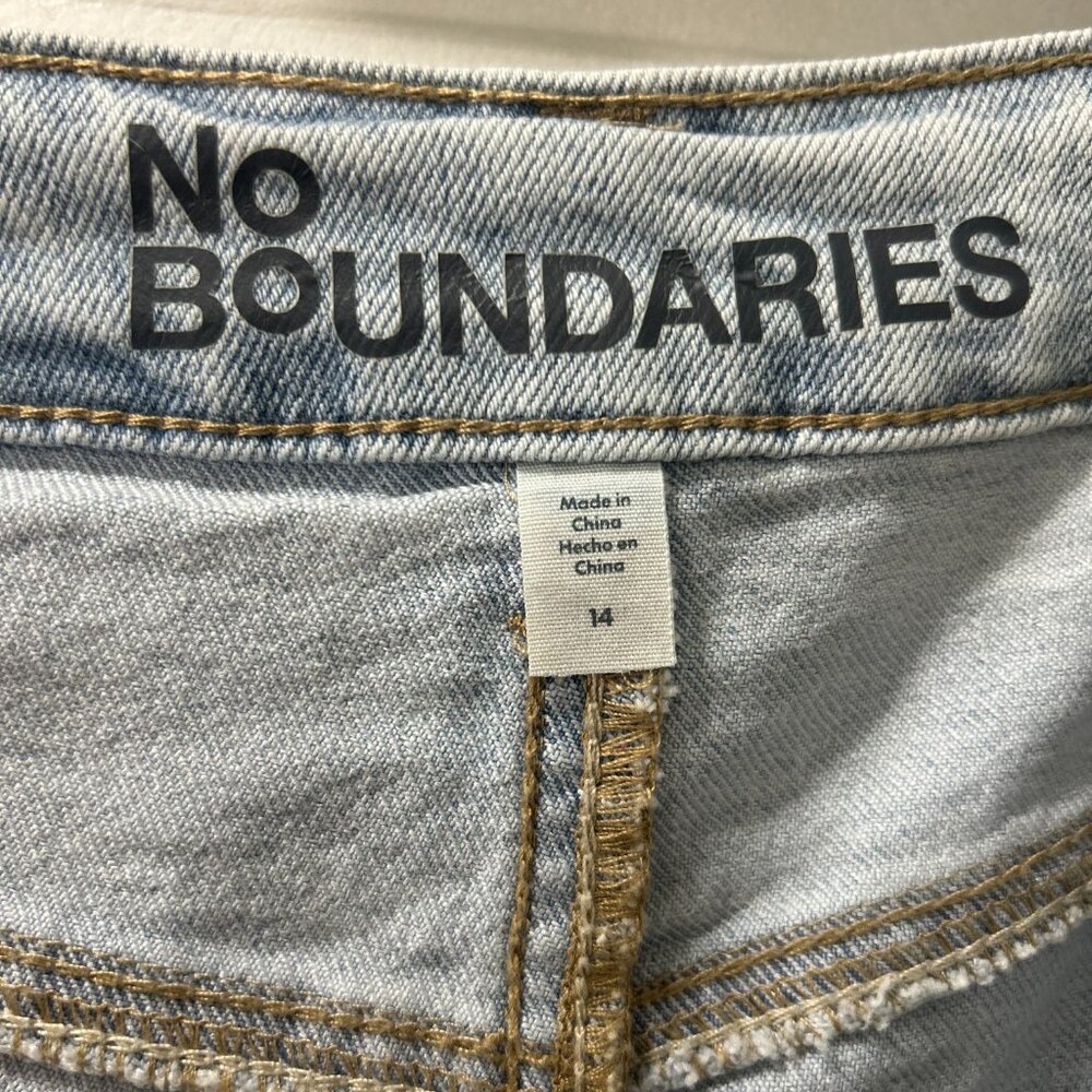 Blue High Rise Shorts - Picture 3 of 12